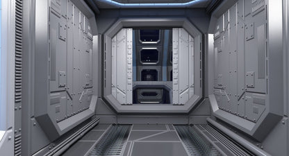 Sci Fi Interior 4 3D model