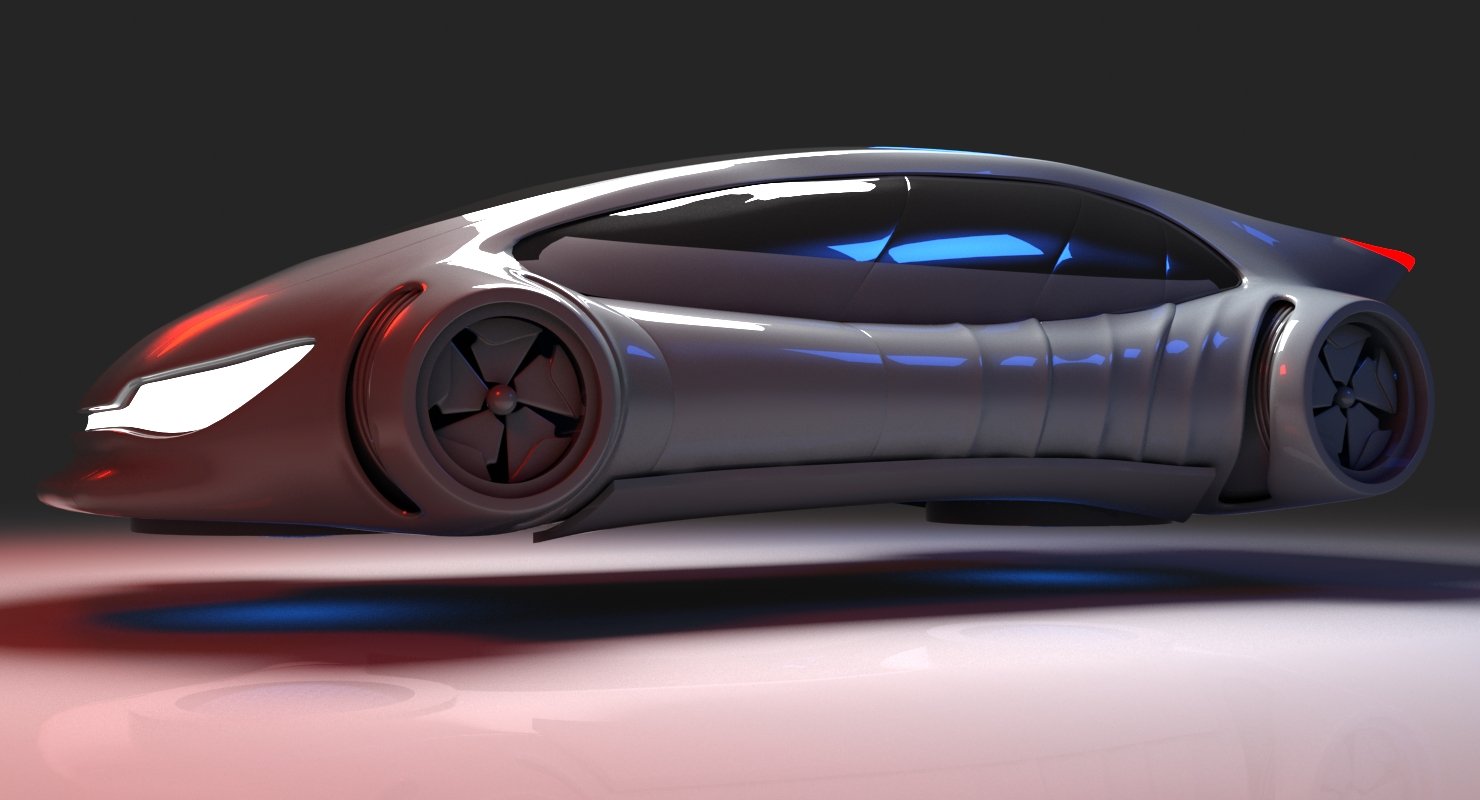 Futuristic Car 7 - WireCASE