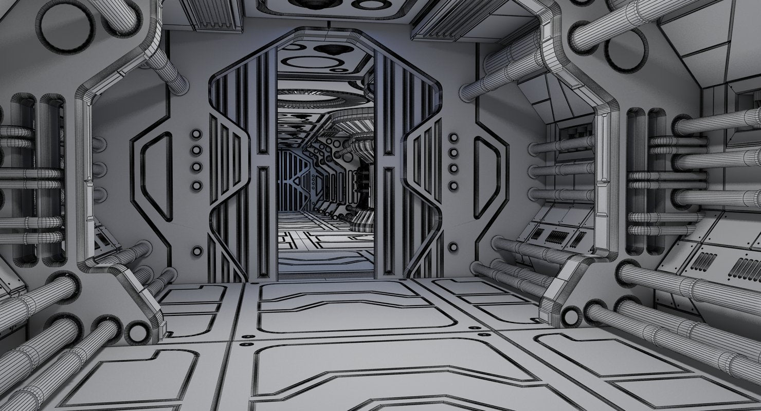 Sci Fi Interior 05 - WireCASE