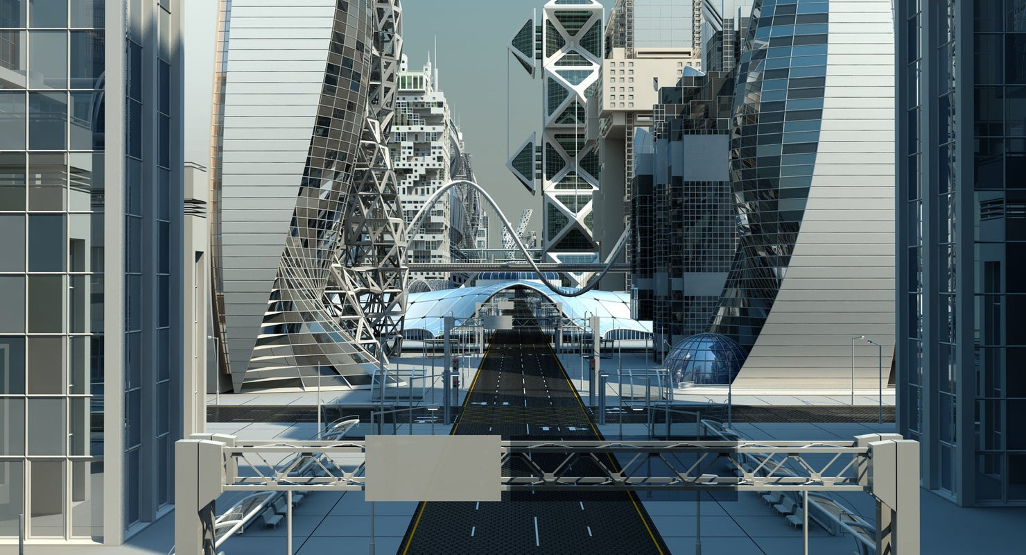 Future City HD 6 3D MODEL - WireCASE