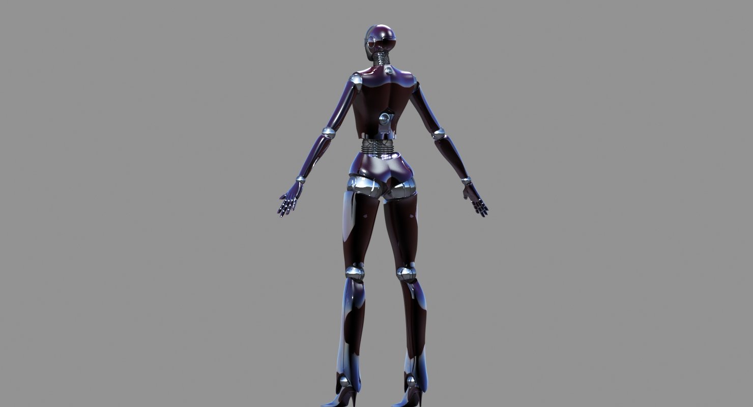 Female Robot 8 - WireCASE