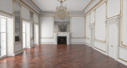 Classic Interior Hall 3D Model