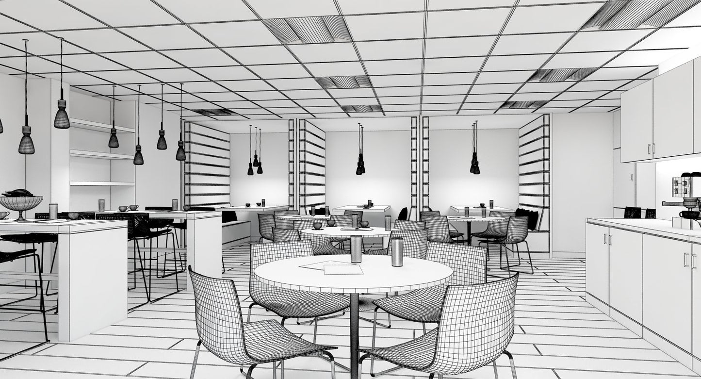 3D Office Interior 40 Model