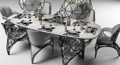 Futuristic Dining Set