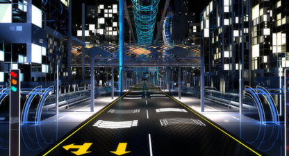 3D Future City HD 6 Night