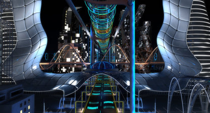 Future City HD 7 Night 3D model