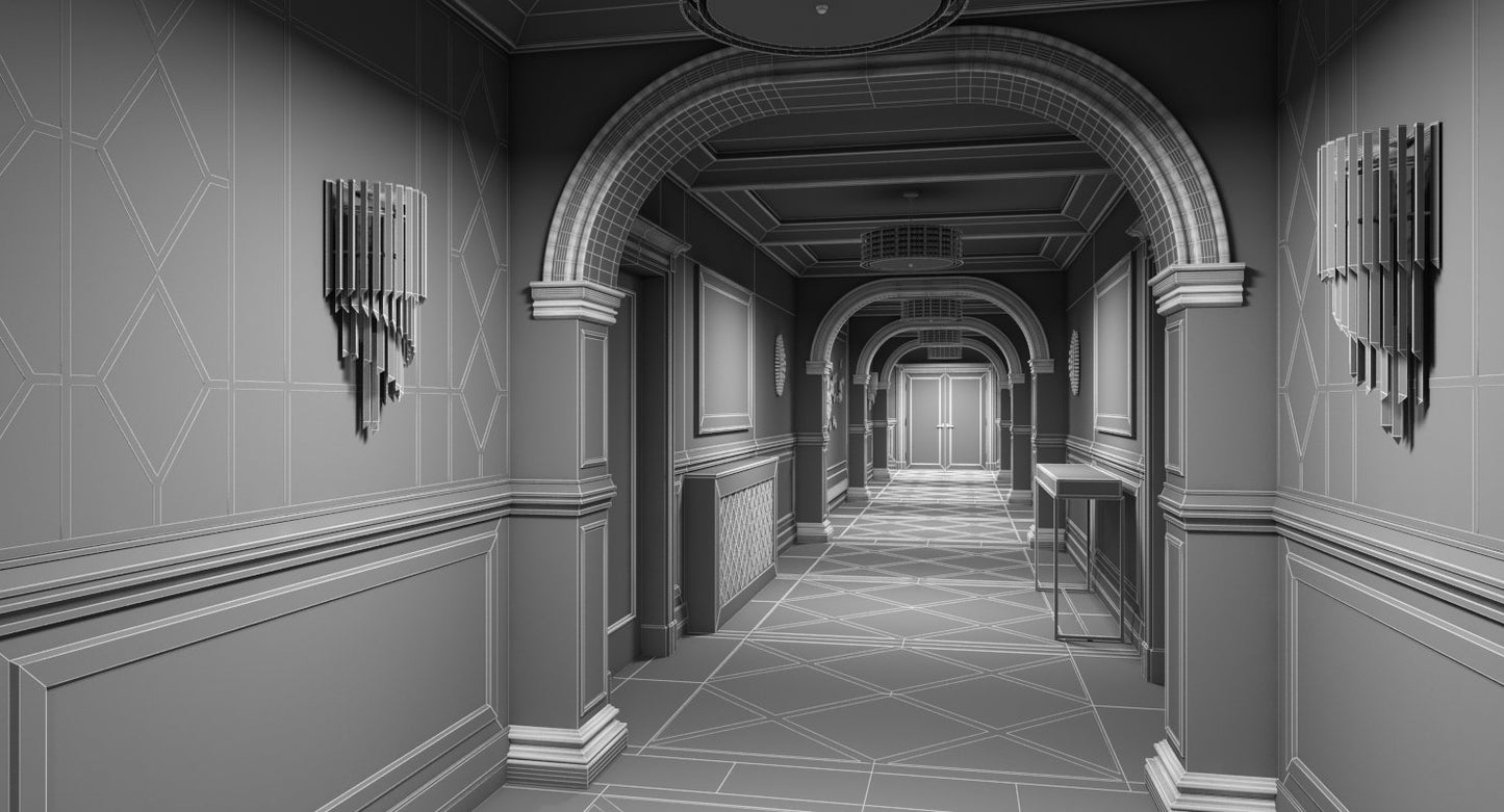 Grand Corridor Interior Tileable