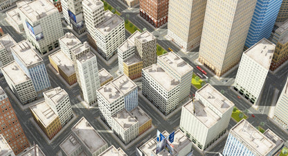 3D City Low Poly