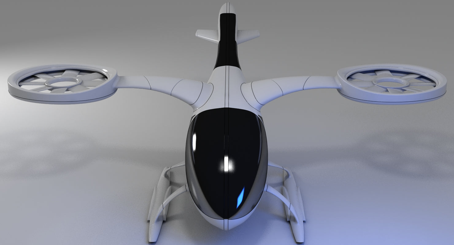 Futuristic Drone 1 3D model