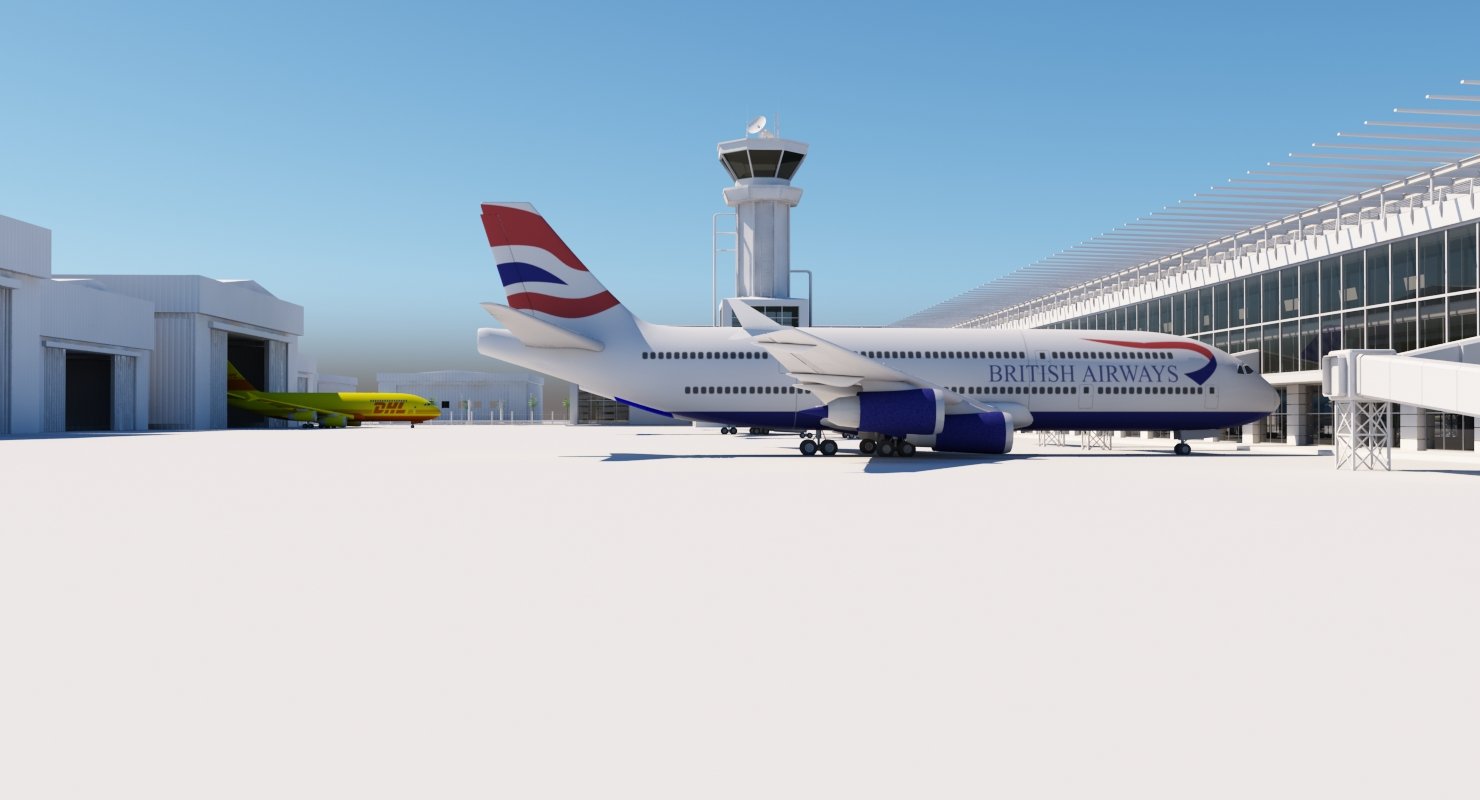 Airport Buildings Layout - WireCASE