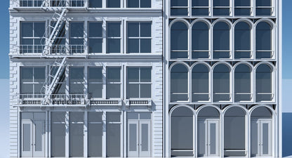 Commercial Building Facade 10