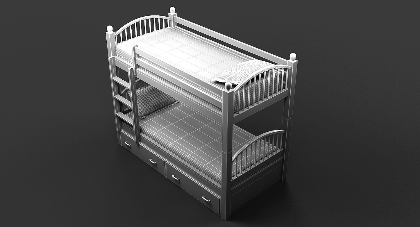 3D Bed 011 - WireCASE