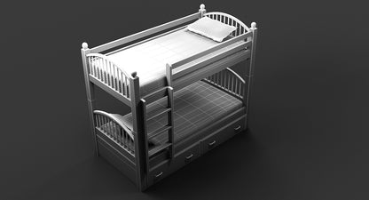 3D Bed 011 - WireCASE