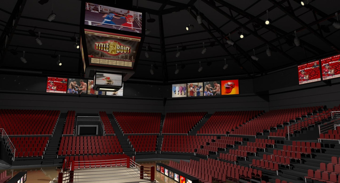 Boxing Arena 3D model