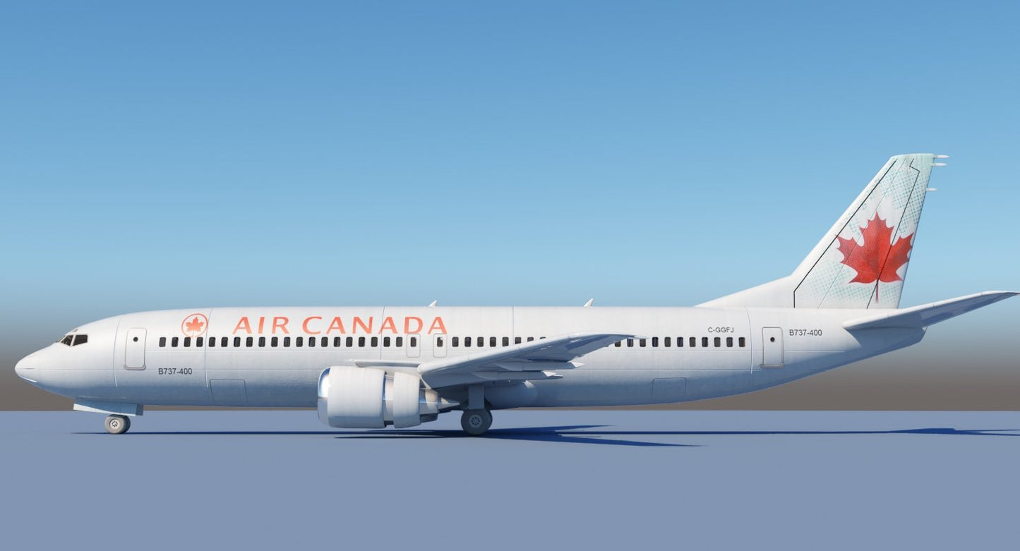 737 400 Air Canada 3D model