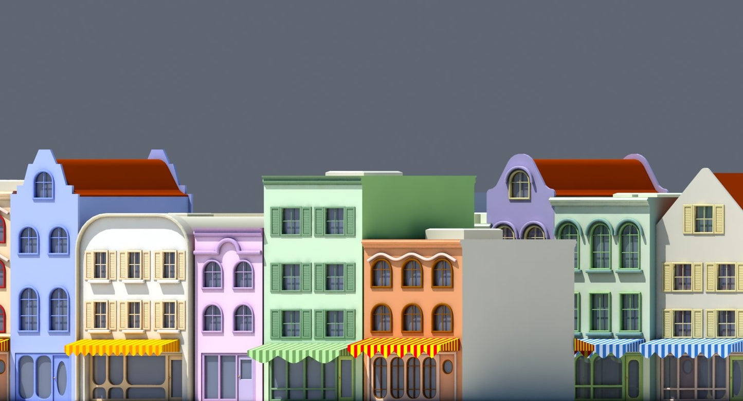 Cartoon Buildings