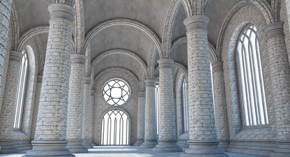 Cathedral Interior 1 3D MODEL