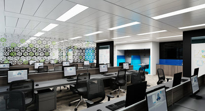 Full Office Interior 13 3D Model