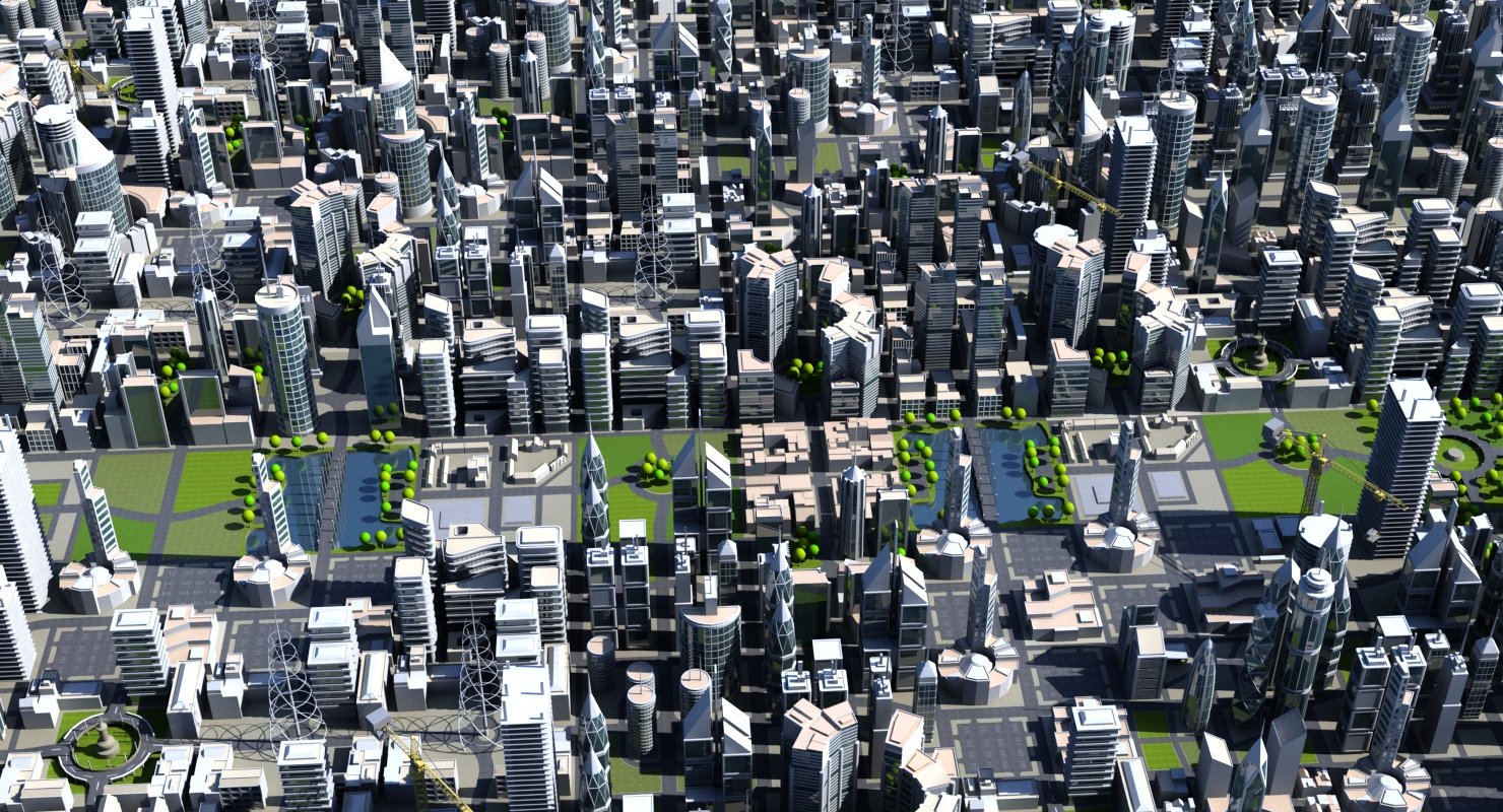 City Builder 1 Tileable - WireCASE
