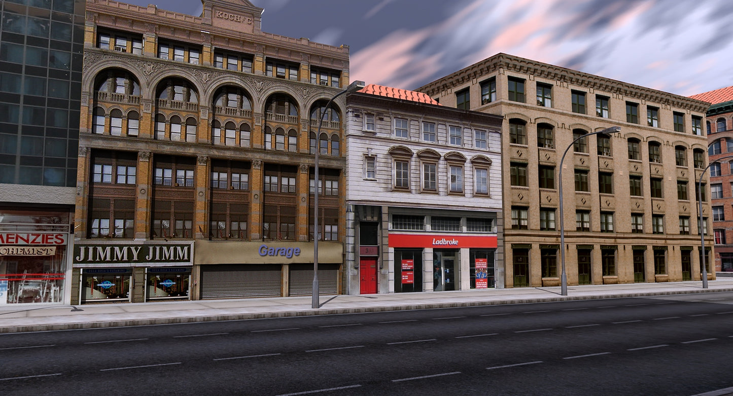 Low Poly City Block 2