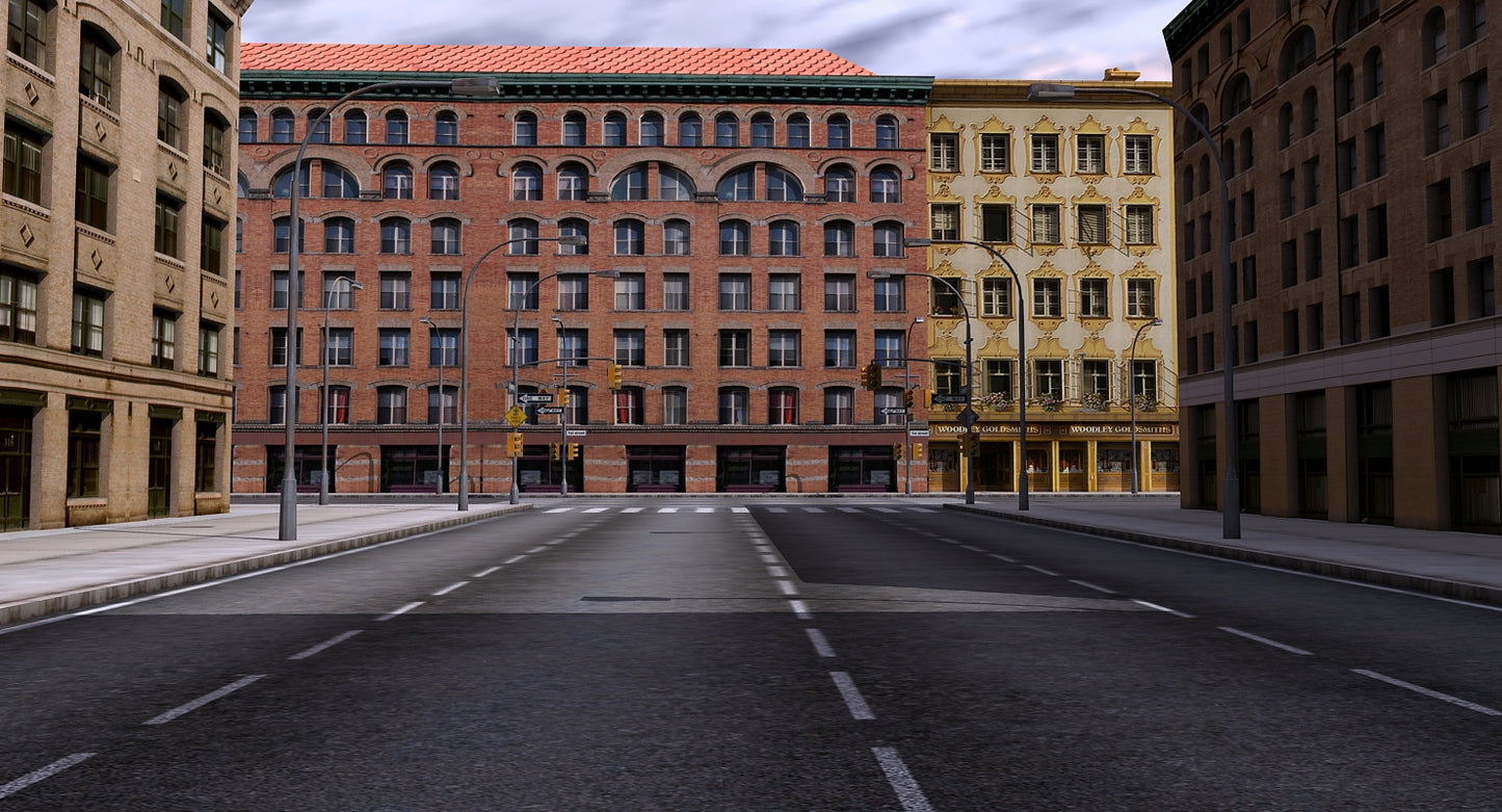 Low Poly City Block 2