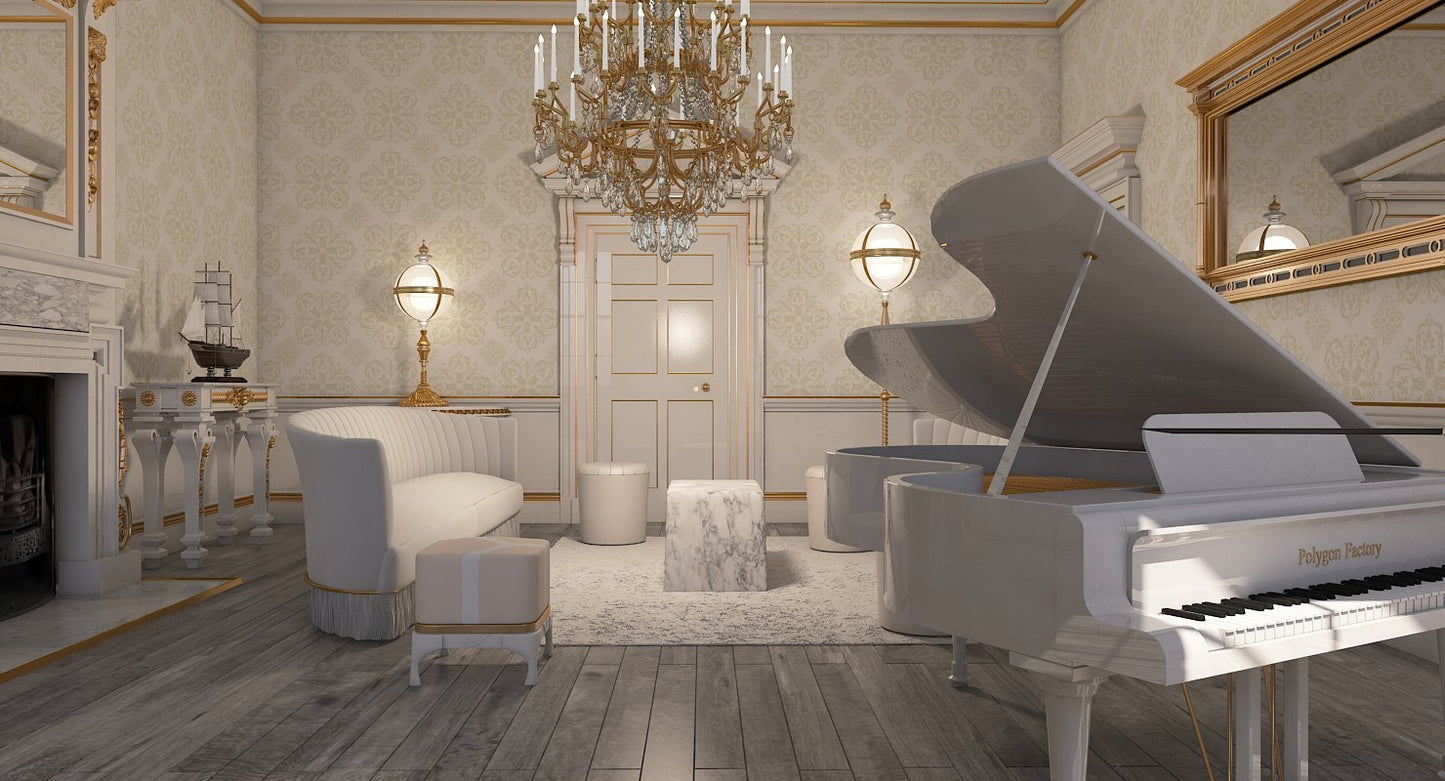 Classic Interior Room 3D model