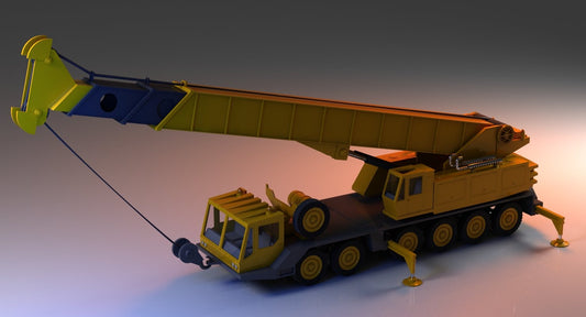 Crane 3D Model - WireCASE