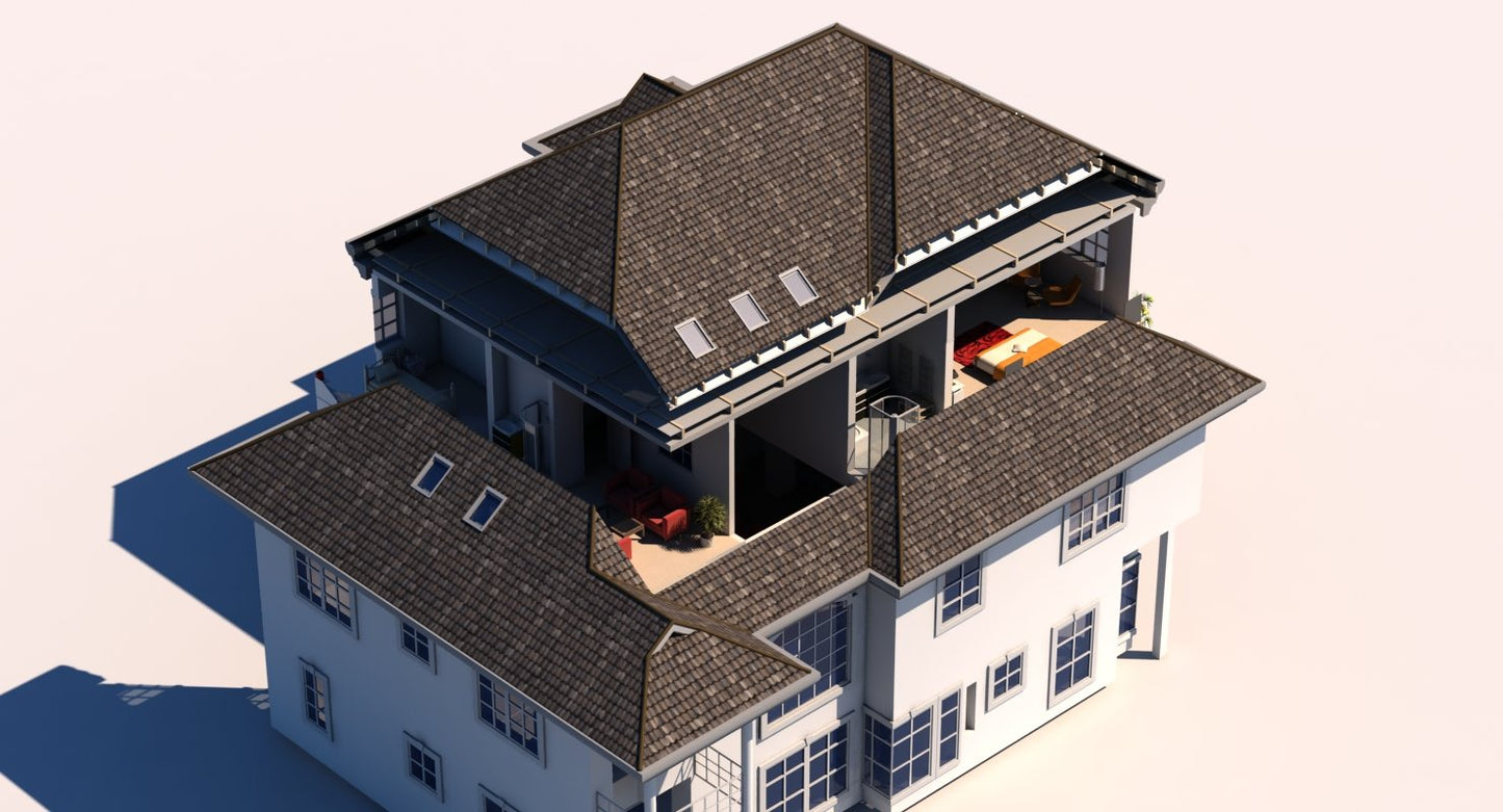 3D House Cut Out