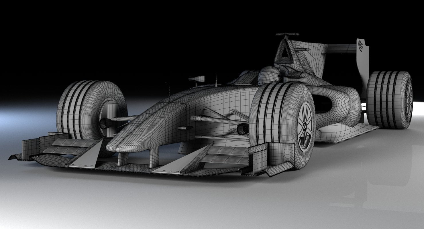 Generic Formula 1 Car - WireCASE