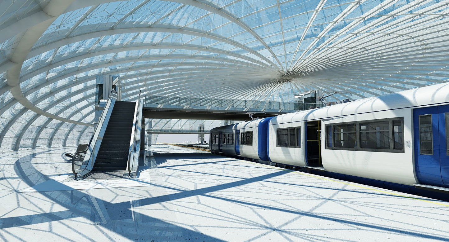 Train Station Building Interior 2