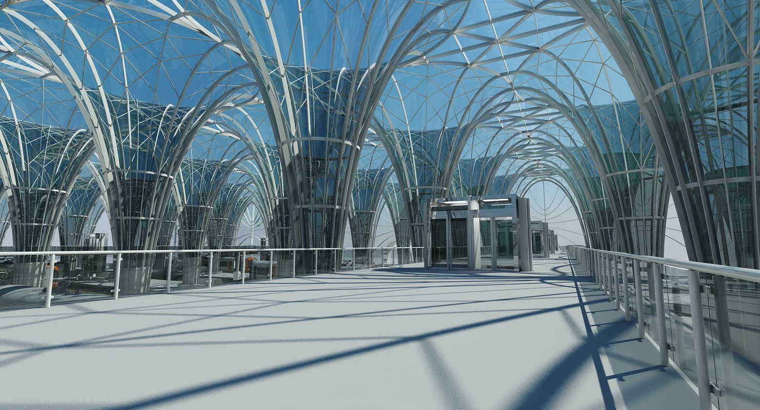 Train Station Building Interior - WireCASE