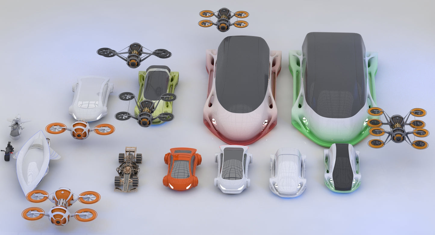 Future Transport Vehicles Collection HD 2