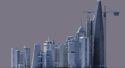 3D Generic Skyscrapers - WireCASE