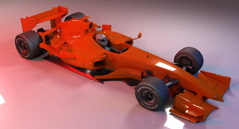 Generic Formula 1 Racing Car - WireCASE