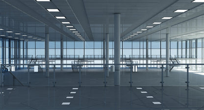 Modern Glass Building Interior And Exterior - WireCASE