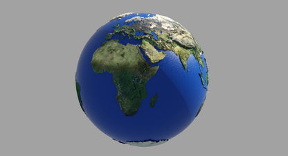 3D model Earth Globe HD