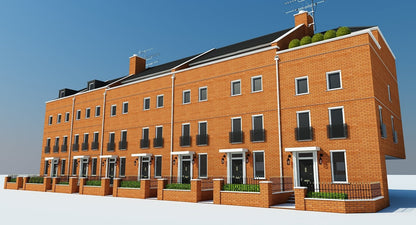 Terraced Town house Building