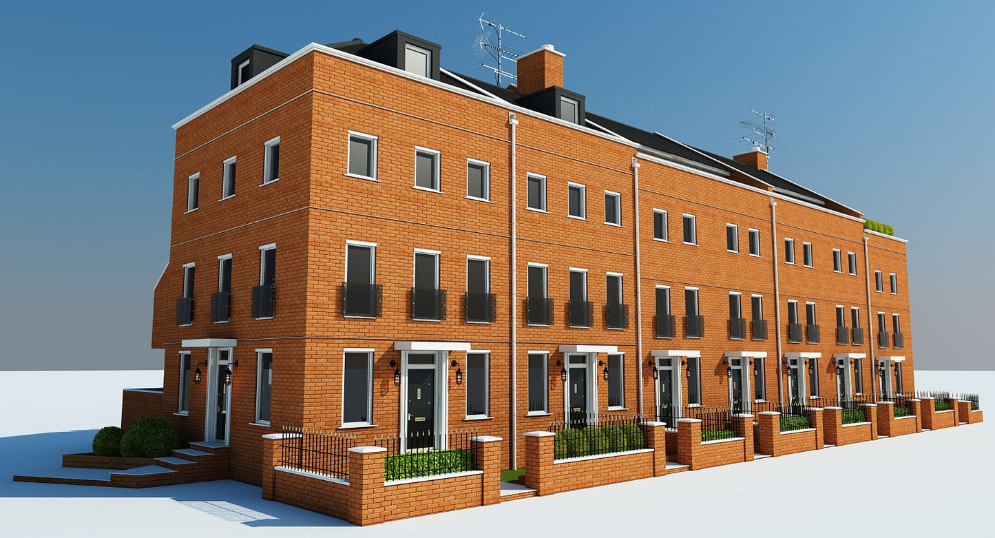 Terraced Town house Building