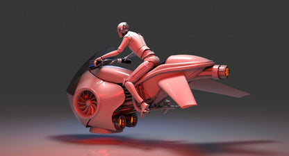 3D Future Hover Bike