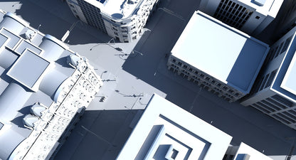 3D City Intersection