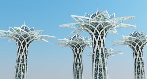 Futuristic Skyscraper - WireCASE