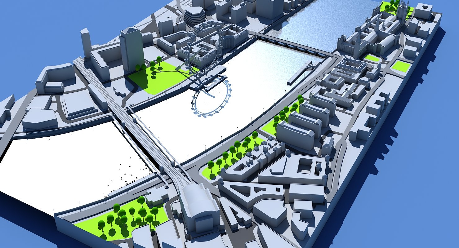 3D London Map - WireCASE