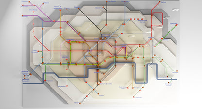 London Underground Map 3D