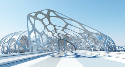 Futuristic Architectural Structure 17 - WireCASE