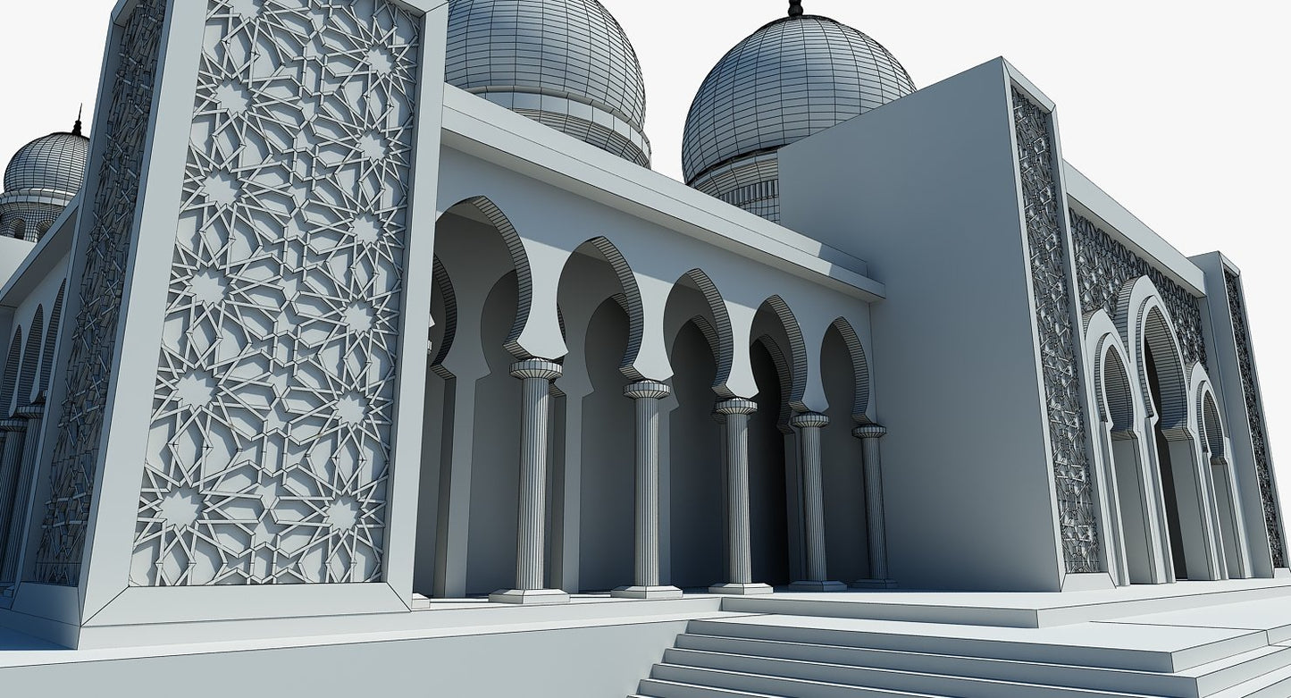 Mosque Building 3D