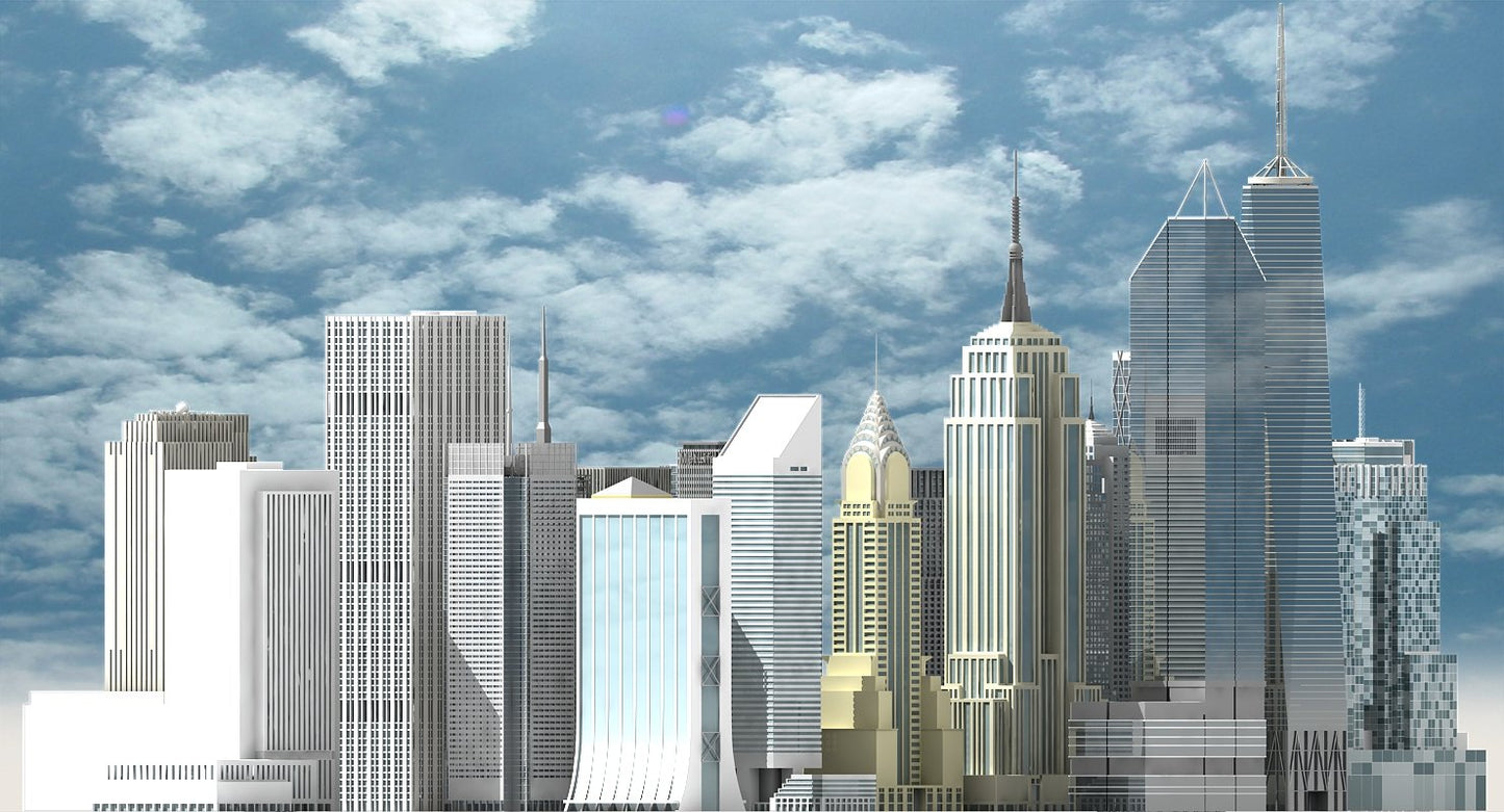 3D New York Skyscrapers