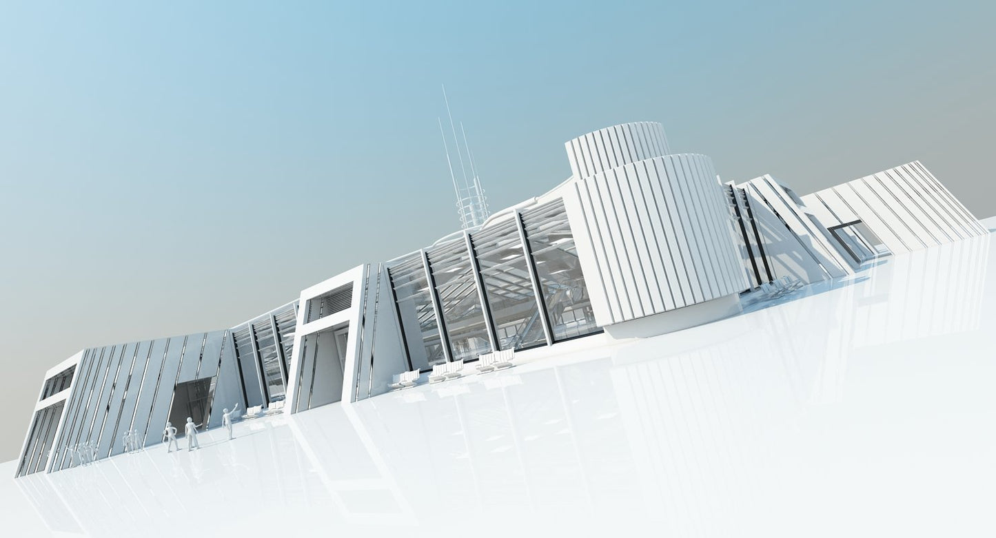 Futuristic Architectural Structure 2