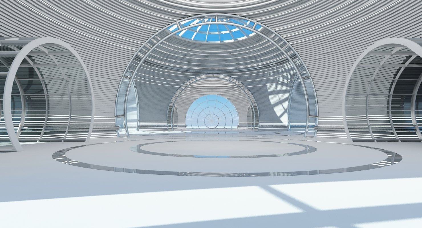 Futuristic Architectural Structure 4 - WireCASE