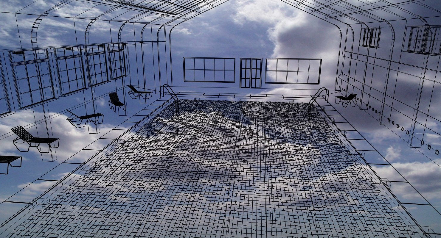3D Indoor Pool FREE - WireCASE