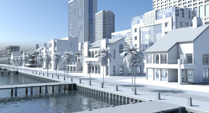 3D City Port - WireCASE
